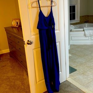 Royal blue romper -lulus